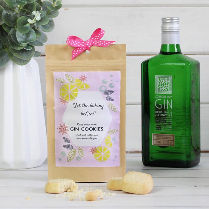 Personalised Bake Your Own Gin Cookie Mix