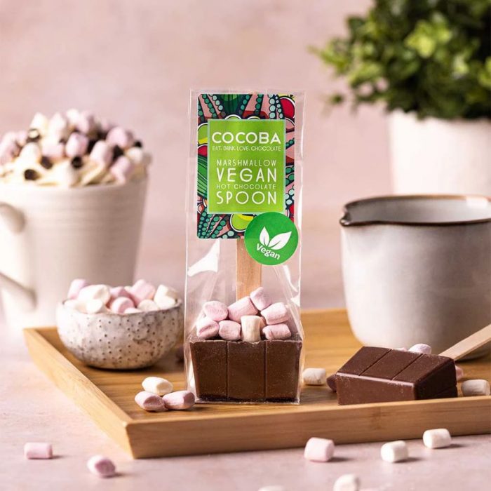 Vegan Marshmallow Hot Chocolate Spoon