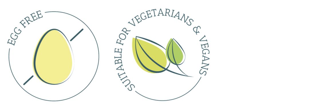 Egg free and vegan