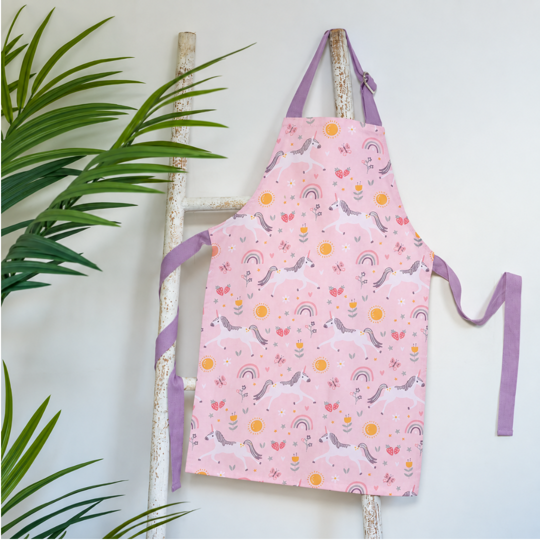 Unicorn Baking Gift Set with Apron, Baking Mix and Wooden Spoon - Image 2