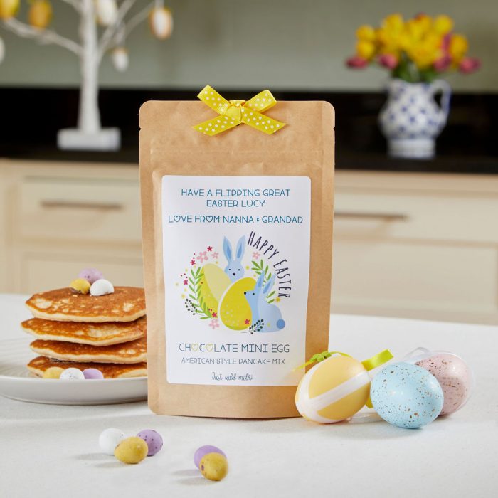 NEW – Personalised Easter Mini Egg Pancake Mix – Limited Edition
