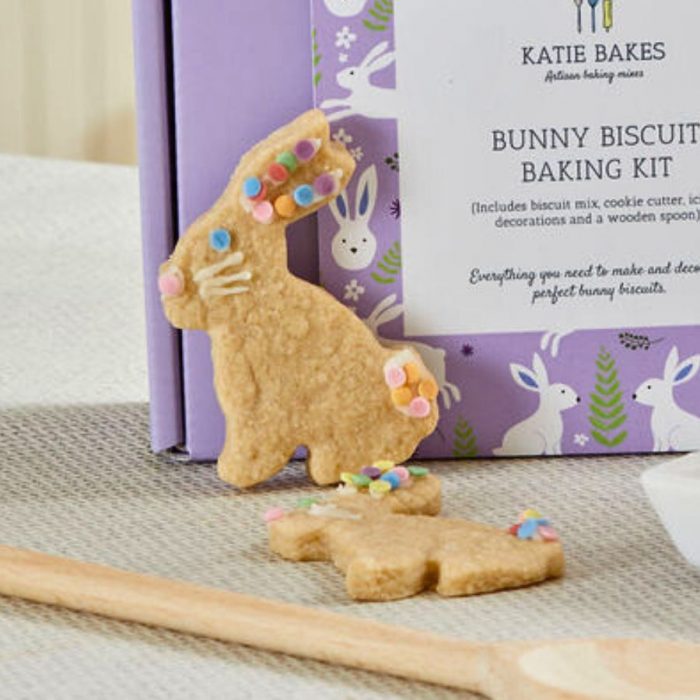 Bunny Biscuit Baking Kit Gift Box with Wooden Spoon - Image 2