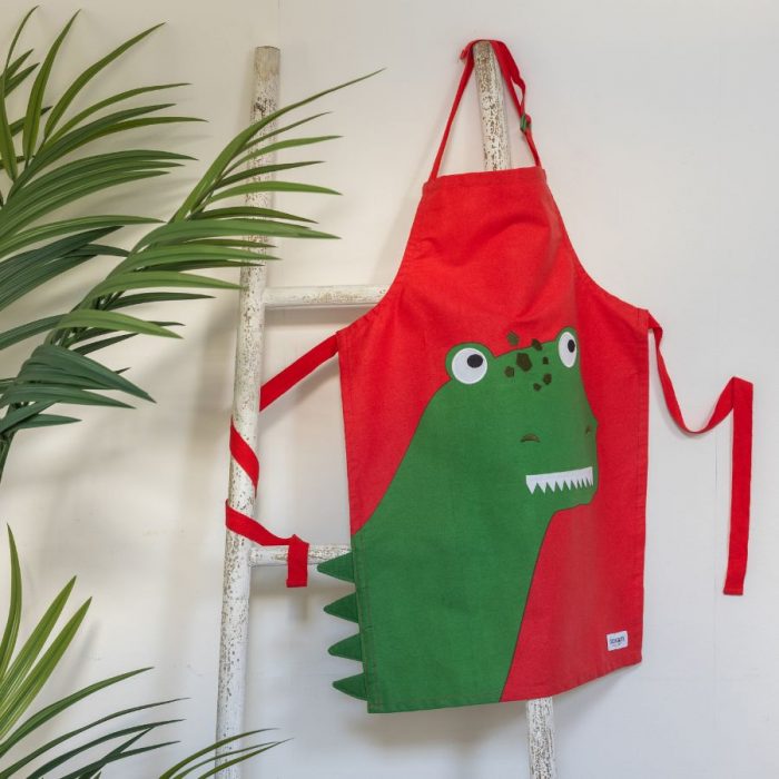 Dinosaur Baking Gift Set with Apron, Baking Mix and Wooden Spoon - Image 3