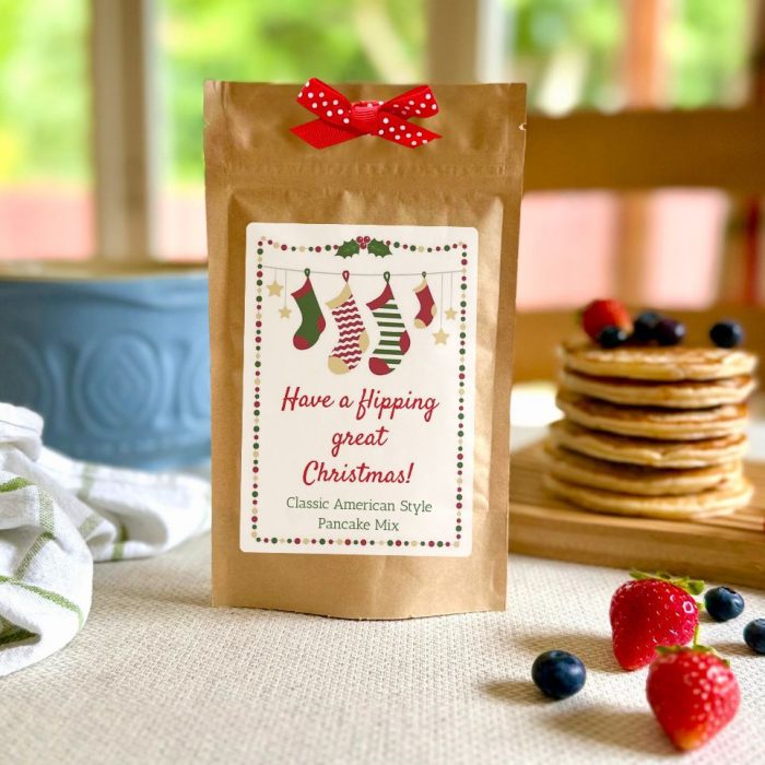 Christmas Personalised Classic American Style Pancake Mix