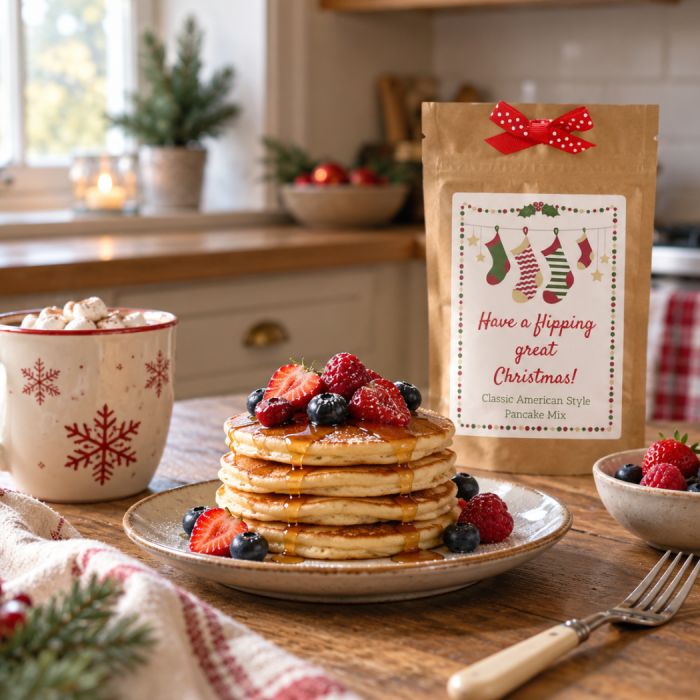 Christmas Personalised Classic American Style Pancake Mix